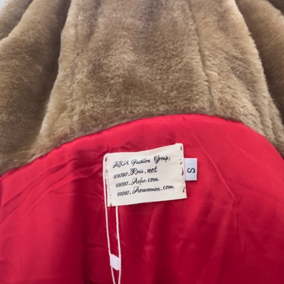 AOFUR Puffer Jacket Copper with Red Lining Size Small - Picture 5 of 10